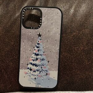 Casetify Festive Snowy Tree Phone Case